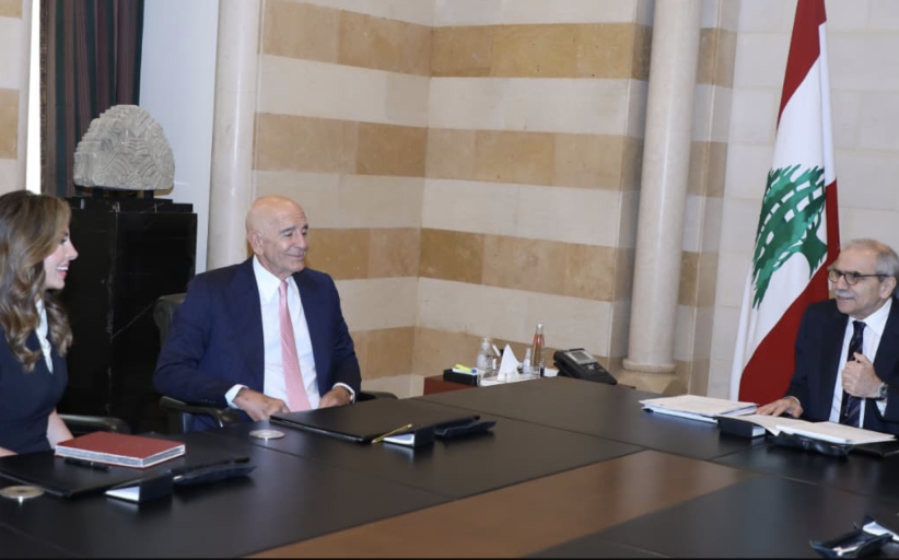 سلام استقبل براك: نطالب بضغط على إسرائيل ودعم الجيش وندعو لمؤتمر دولي لإعادة إعمار لبنان